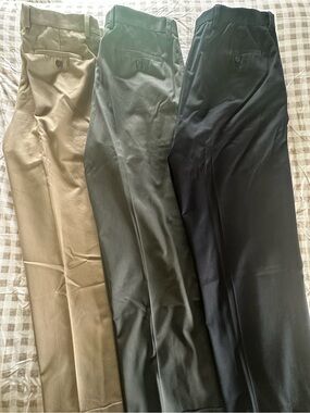Covington Chinos Trio in Tan, Gray, and Black